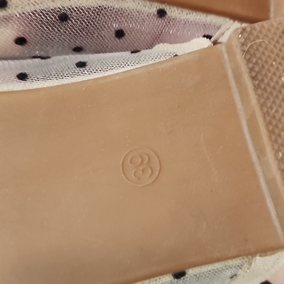 Vivo Rosa Sheer Polka Dot Pointed Toe Bow Mule Slip On Sandals - Picture 7 of 8